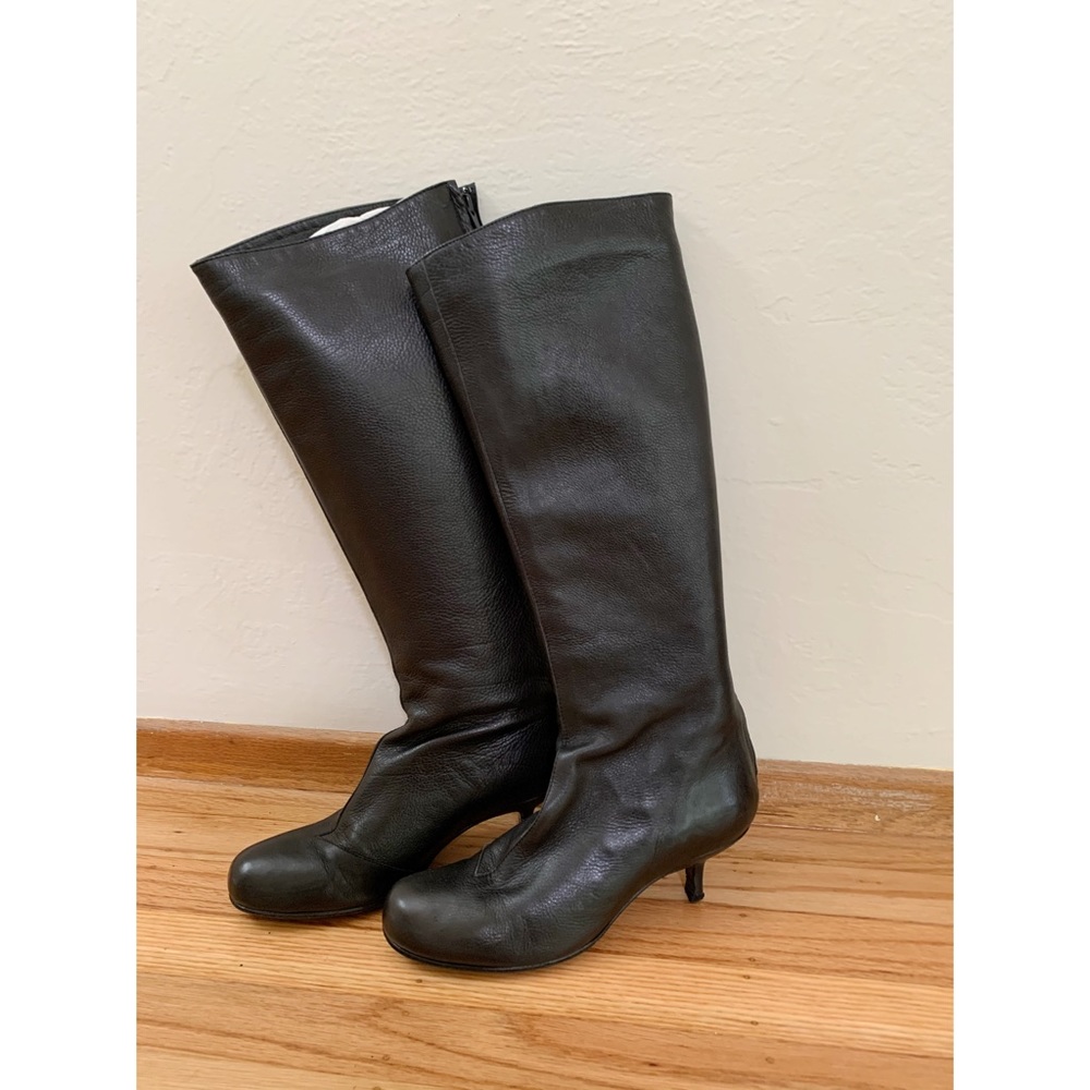 Lanvin black long boots